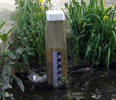 Waterhoogte meter