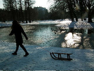 Winter in het Vondelpark (CC) Lana Hogenstijn