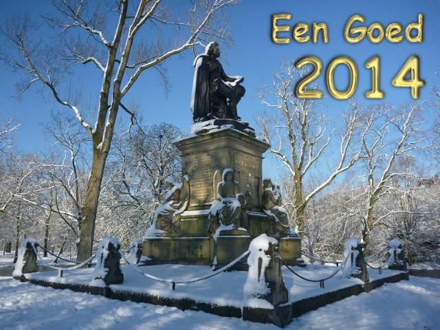 Beste wensen voor 2014 uit het Vondelpark